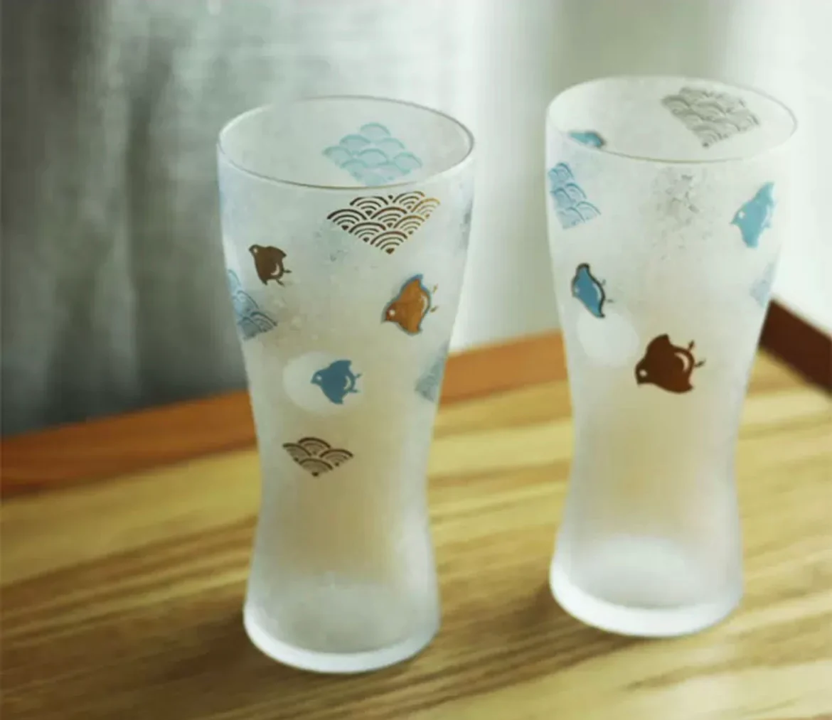 Aderia Creative Frosted Beer Glass - Image 3
