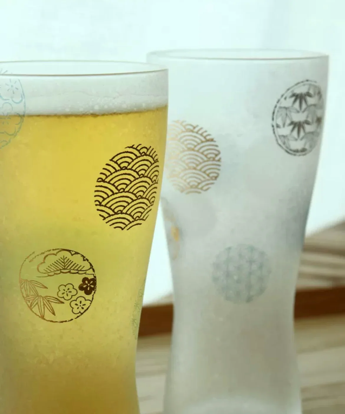 Aderia Creative Frosted Beer Glass - Image 4