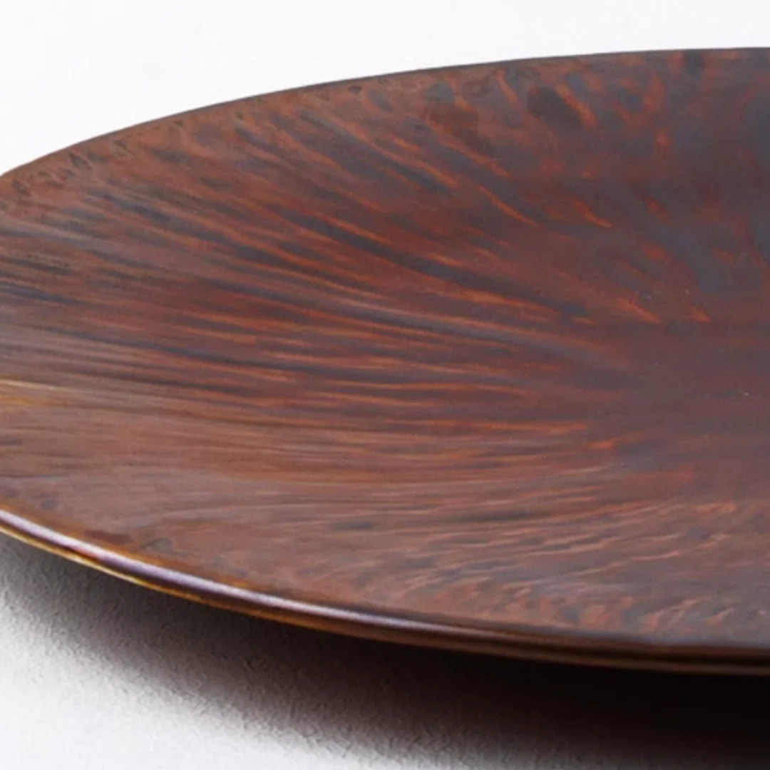 ALANIZ Blanc Series Handcrafted Preserved Flower Flat Plate - Image 4