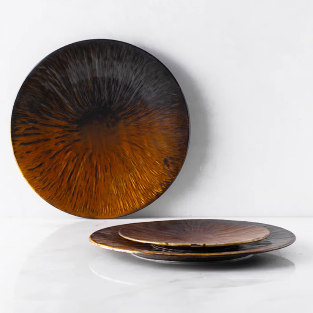 ALANIZ Blanc Series Handcrafted Preserved Flower Flat Plate - Image 6