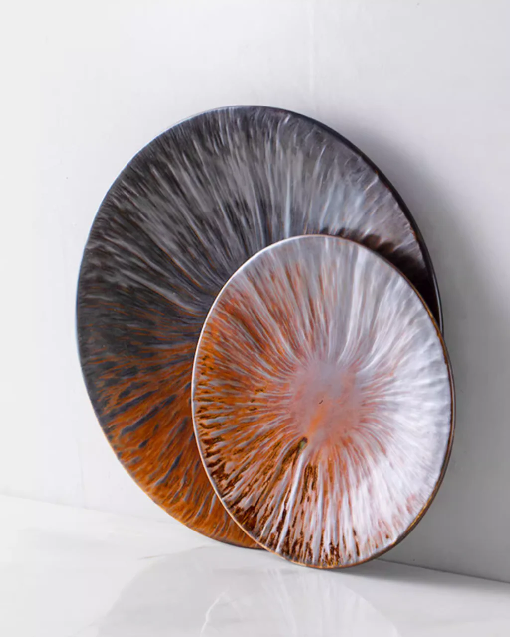 ALANIZ Blanc Series Handcrafted Preserved Flower Flat Plate - Image 8