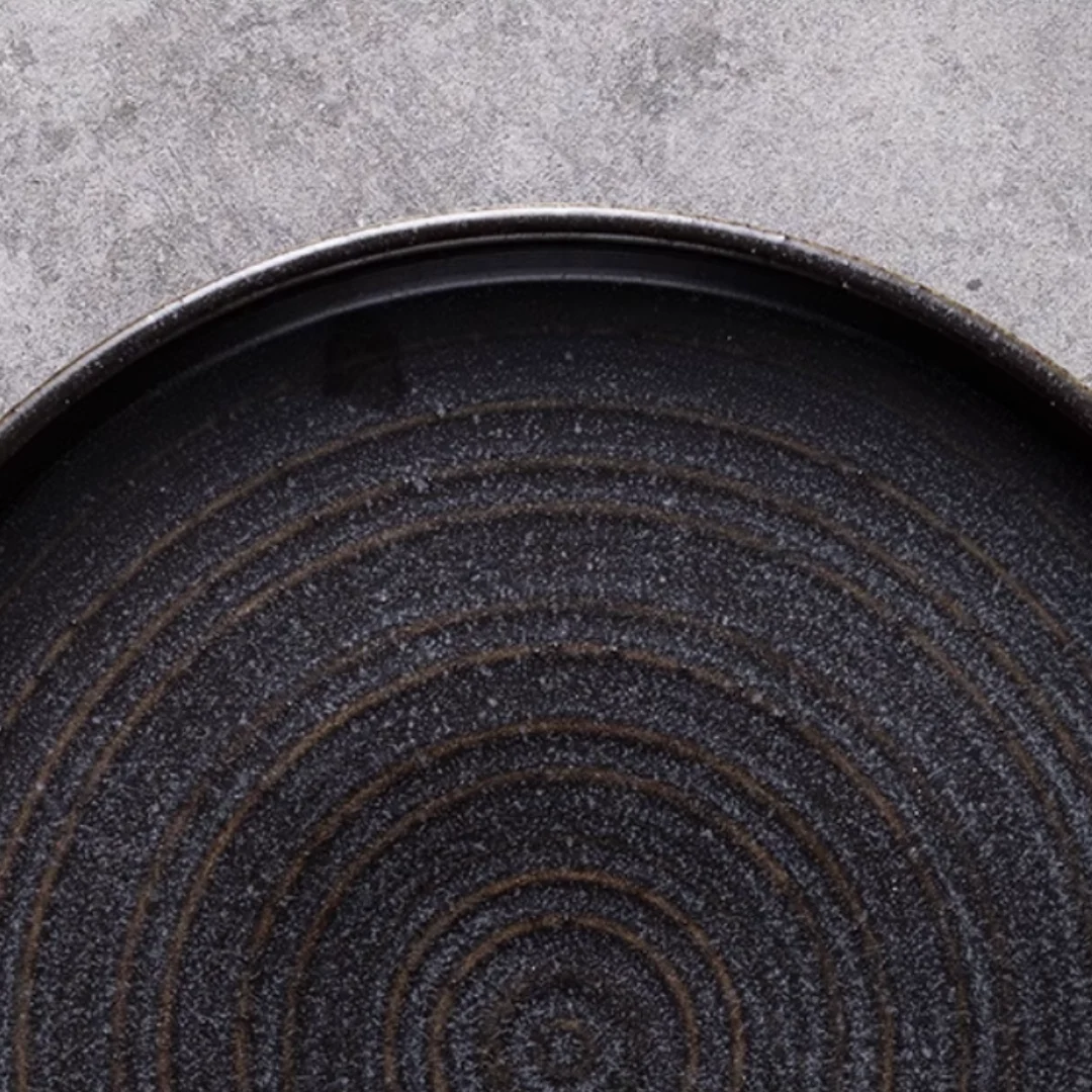 ALANIZ DX Series Handcrafted Fleur de Sel Straight-Sided Plate - Image 7