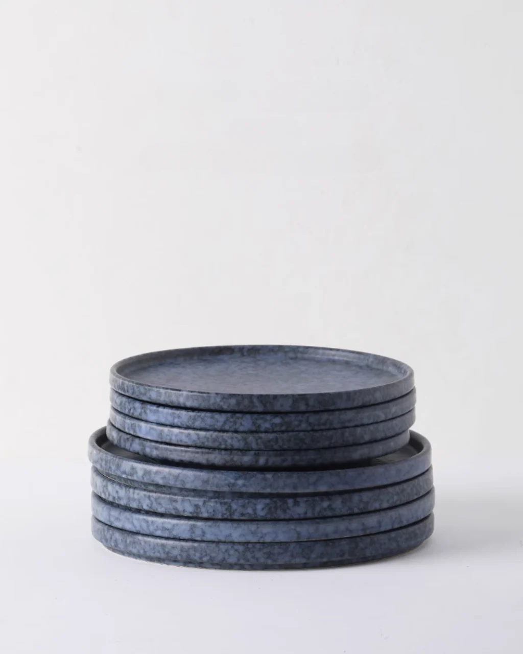 ALANIZ GIN Series Handcrafted Blue Snow Straight-Sided Plate - Image 6