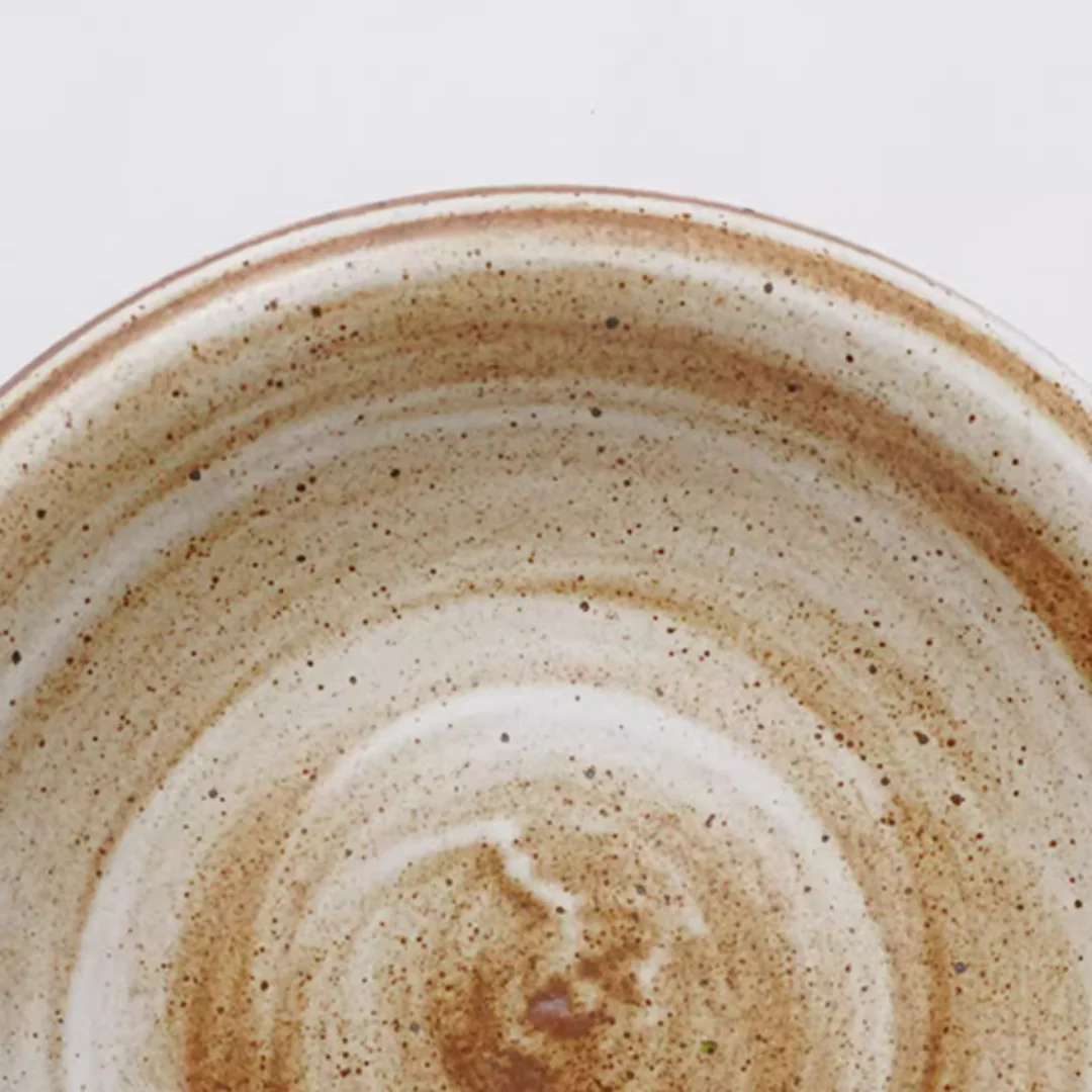 ALANIZ JIN Series Wood-Fired Gloss Rimmed Vintage Plate - Image 9