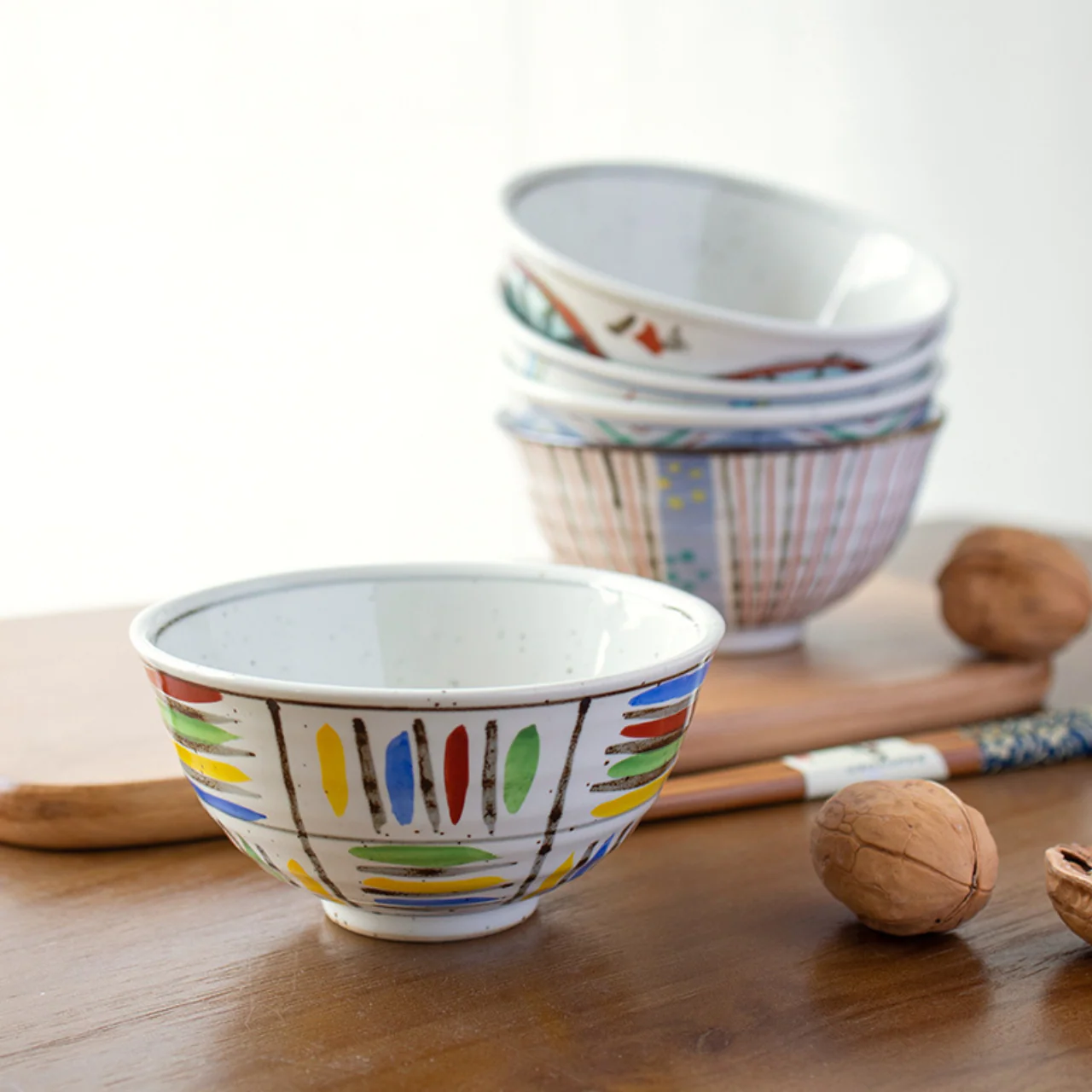 Arita Ware Hand-Painted Floral Rice Bowl – Housewarming Gift - Image 14