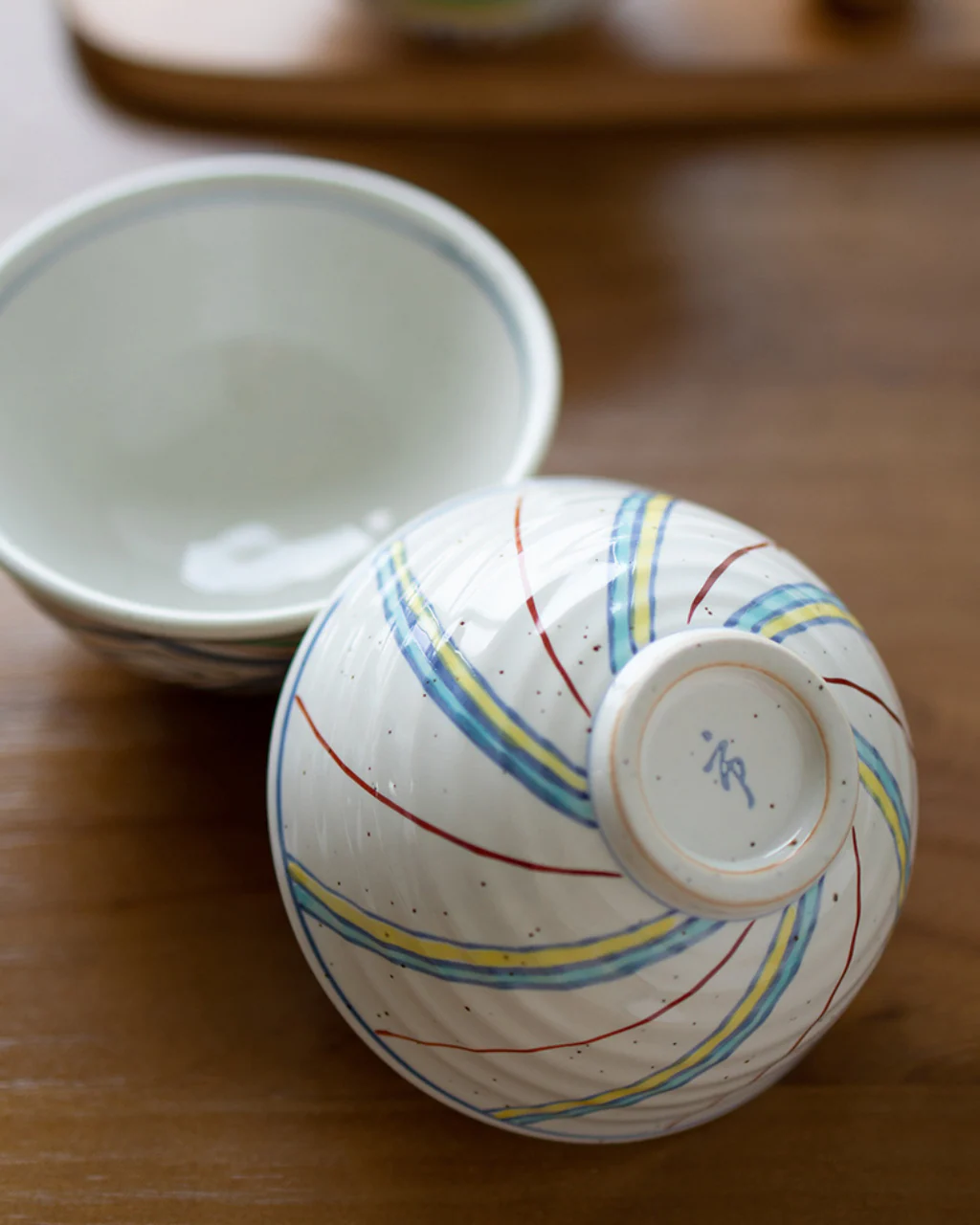 Arita Ware Hand-Painted Floral Rice Bowl – Housewarming Gift - Image 5