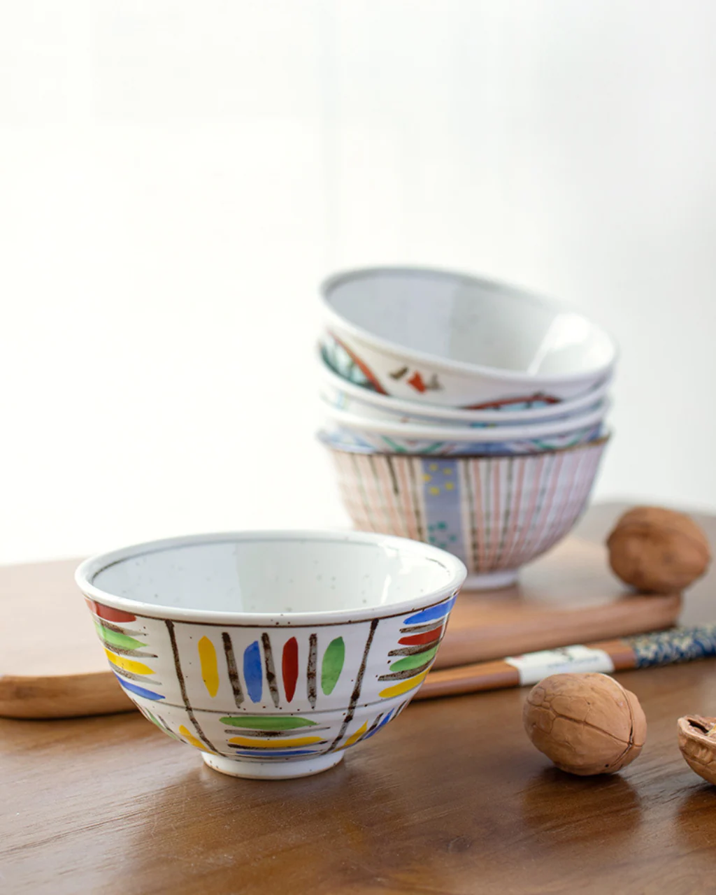 Arita Ware Hand-Painted Floral Rice Bowl – Housewarming Gift - Image 9
