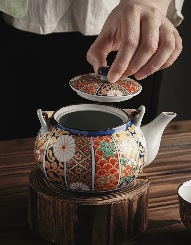 Arita-Yaki Imari Series Handcrafted Japanese Ceramic Tea Cup Gift Set - Image 11