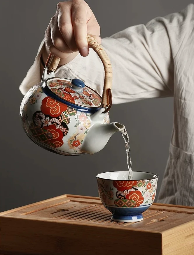 Arita-Yaki Imari Series Handcrafted Japanese Ceramic Tea Cup Gift Set - Image 12