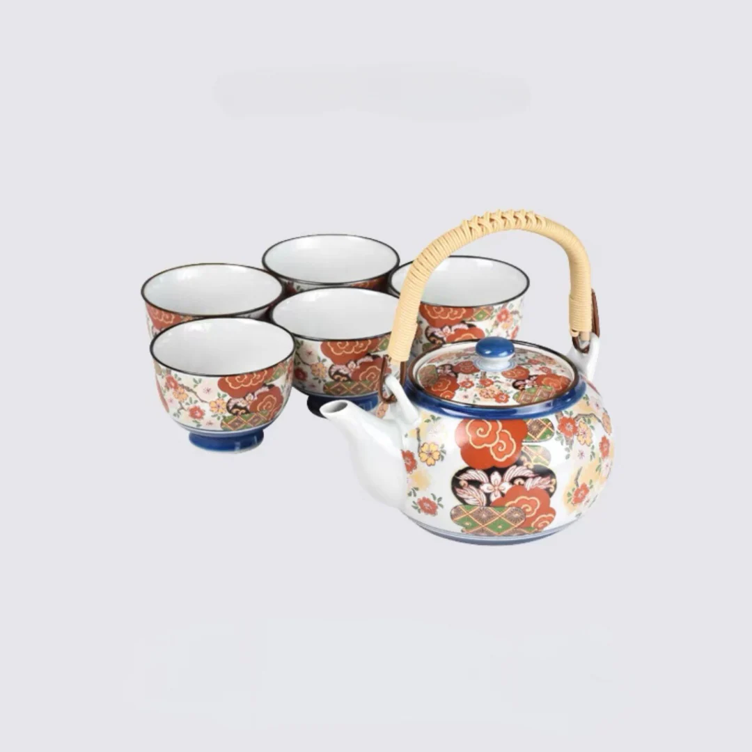 Arita-Yaki Imari Series Handcrafted Japanese Ceramic Tea Cup Gift Set - Image 22
