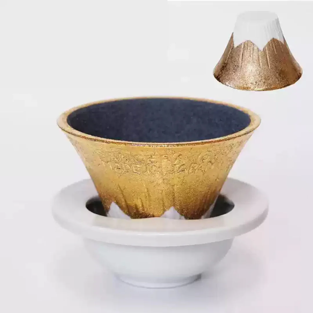 COFIL Fuji Arita Ware Ceramic Coffee Dripper – Mount Fuji Edition - Image 13