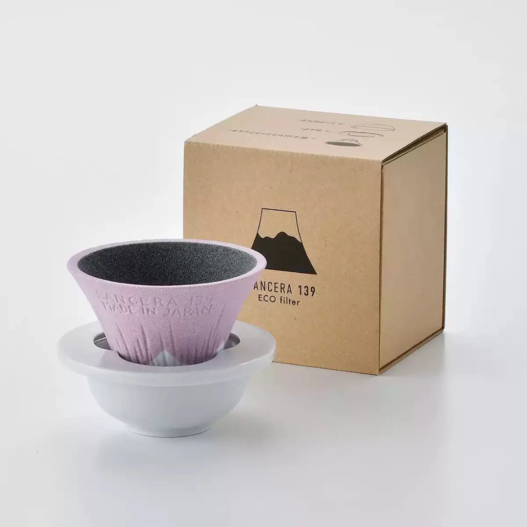 COFIL Fuji Arita Ware Ceramic Coffee Dripper – Mount Fuji Edition - Image 4