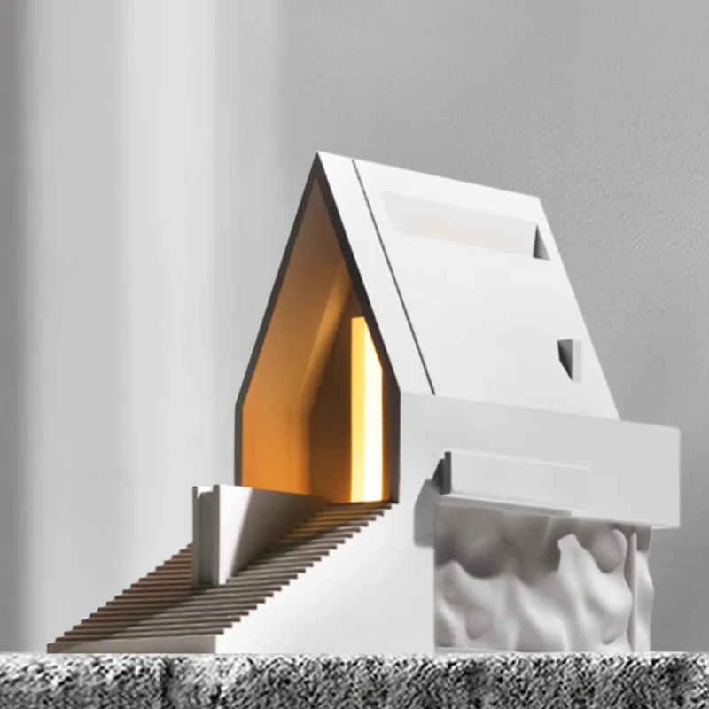 Deisoukoku Aranya Chapel Concrete Table Lamp - Image 3