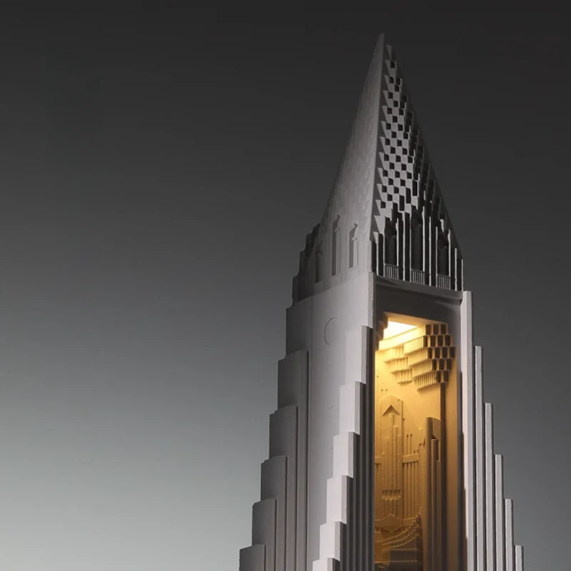 Deisoukoku Hallgrímskirkja Concrete Aroma Lamp - Image 3