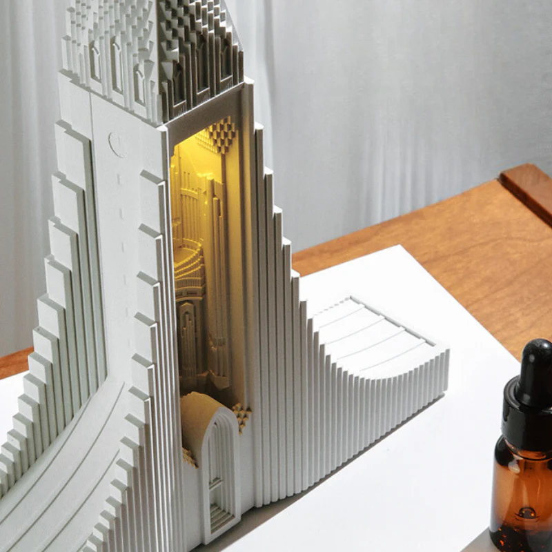 Deisoukoku Hallgrímskirkja Concrete Aroma Lamp - Image 5