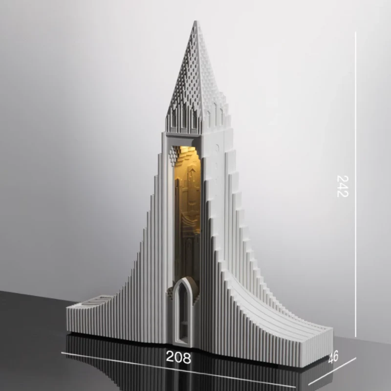 Deisoukoku Hallgrímskirkja Concrete Aroma Lamp - Image 6