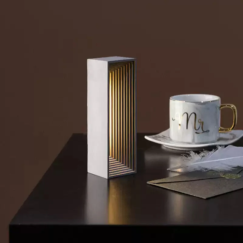 Deisoukoku Stairway of Light Concrete Table Lamp - Image 3