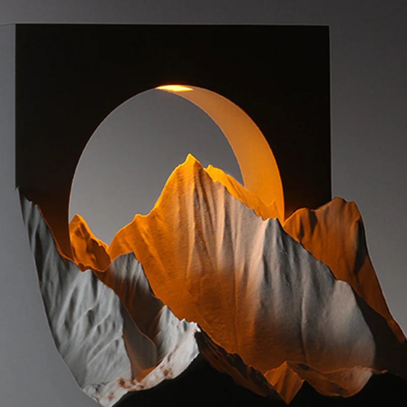 Deisoukoku The Mountain Concrete Aroma Lamp - Image 4