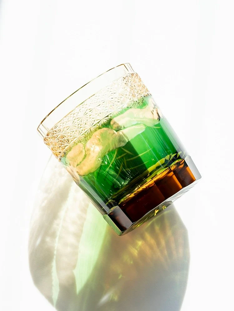 Edo Kiriko Hand-Carved Mount Fuji Whiskey Glass - Image 6