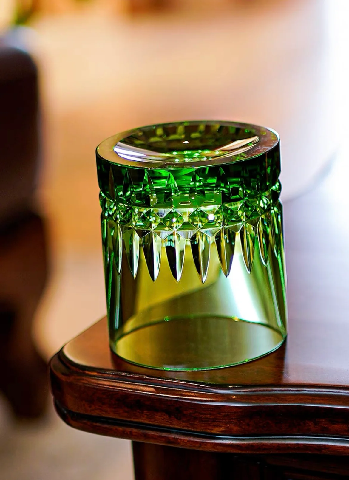 Edo Kiriko Hand-Cut Spearhead Glass - Image 5