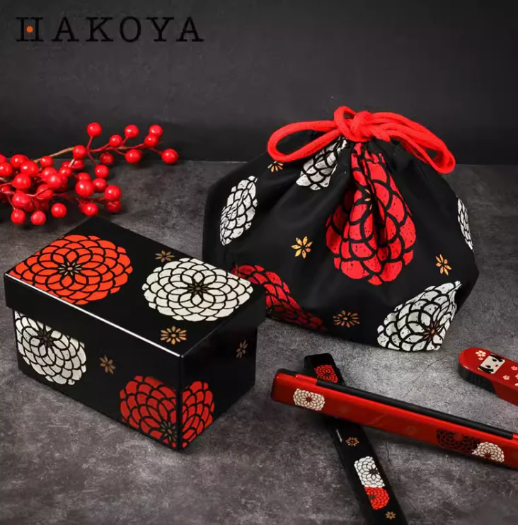 Hakoya Hyakka Double-Layer Bento Box - Image 4