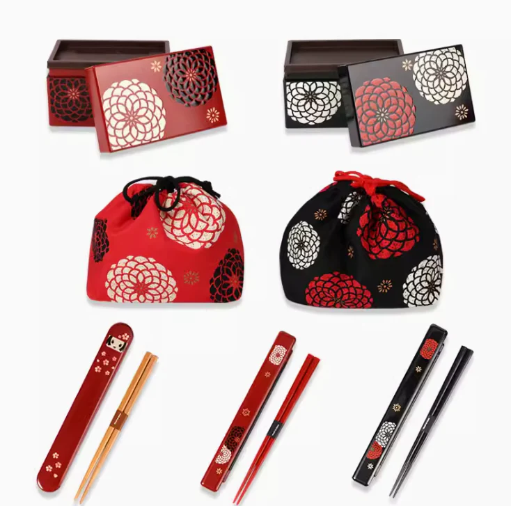 Hakoya Hyakka Double-Layer Bento Box - Image 6