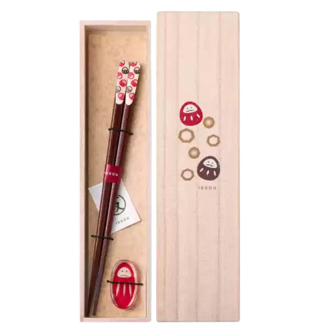 Hakoya Vintage Natural Wood Handcrafted Chopstick Set - Image 17