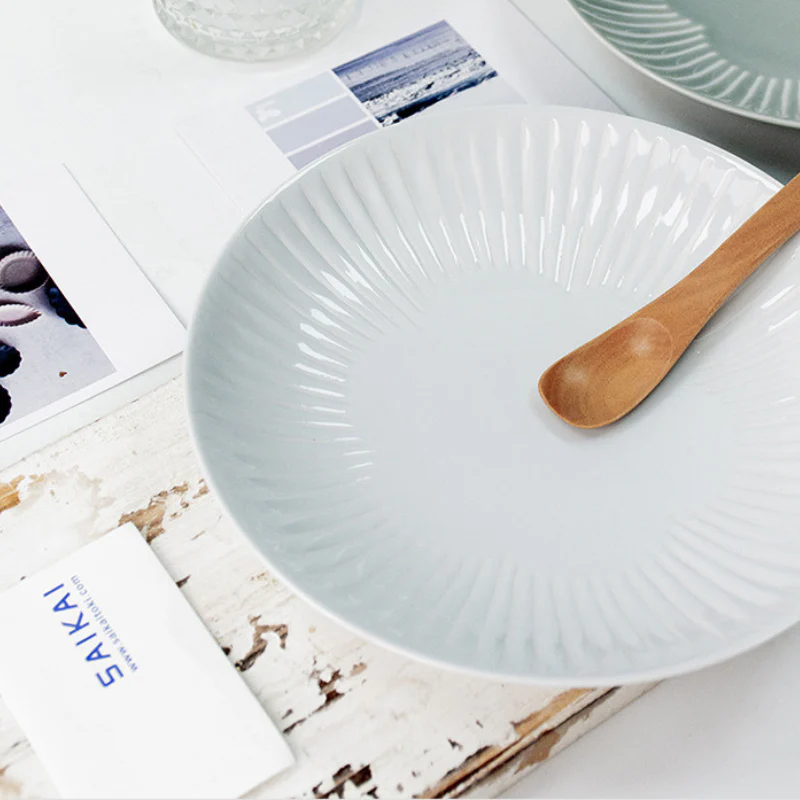 Hasami Ware Flower Fuwari Plate Pair Set - Image 7
