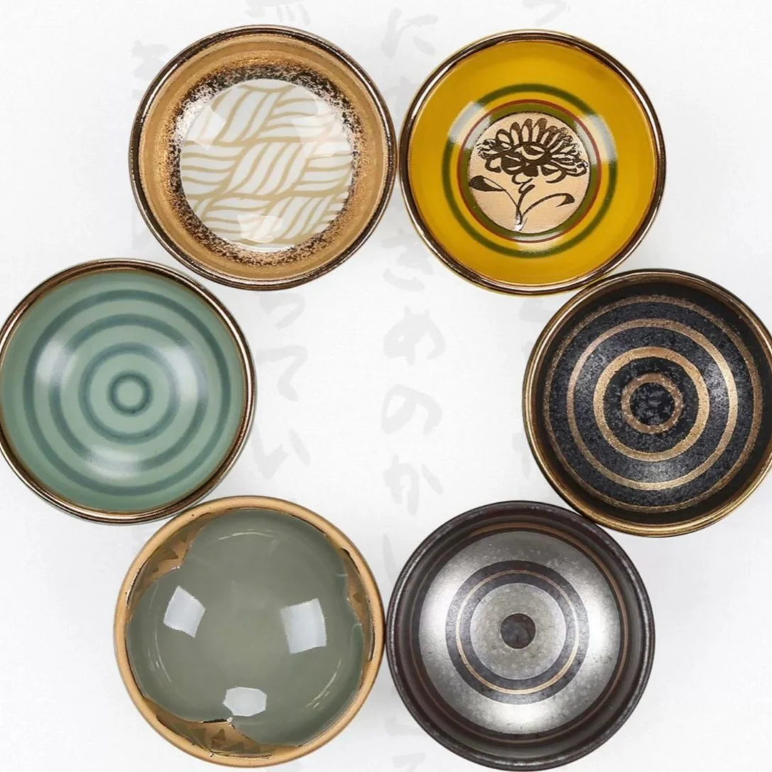 Hasami-Yaki Vintage Kin'e Chawan Set - Image 4
