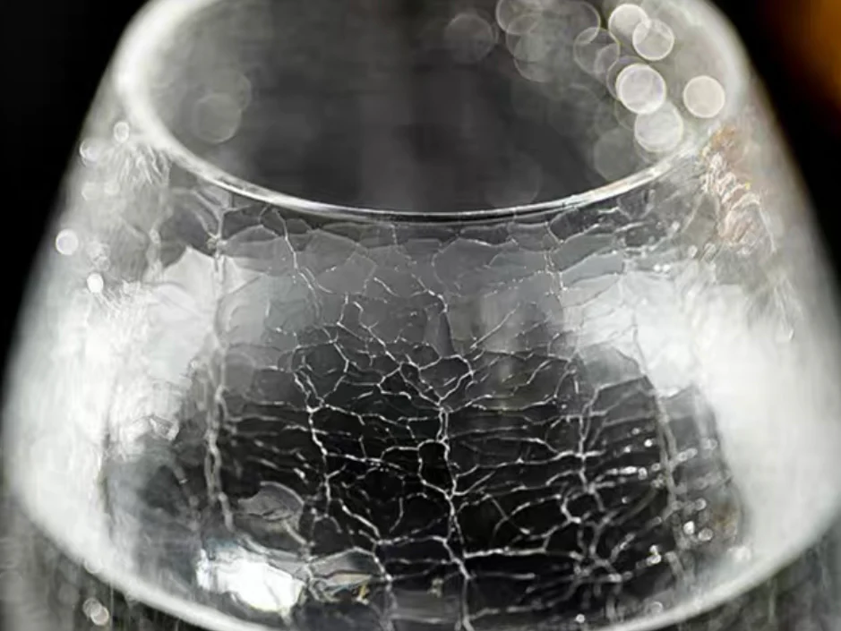 Hirota Glass Crackle Pattern Whisky Glass - Image 5