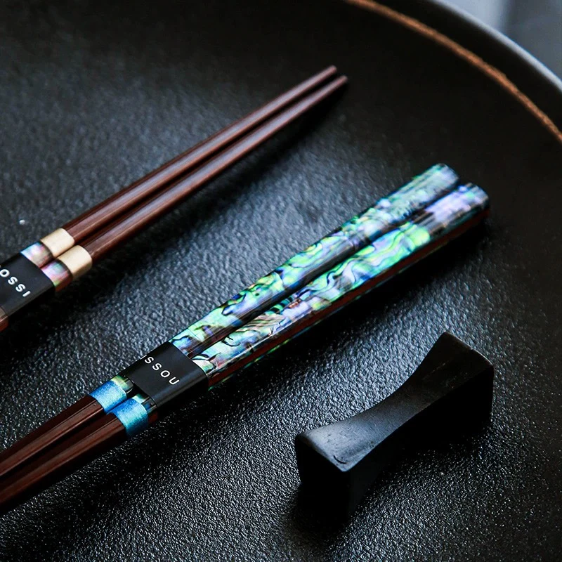 ISSOU Handcrafted Shining Pearl Chopstick Wedding Gift Set - Image 8