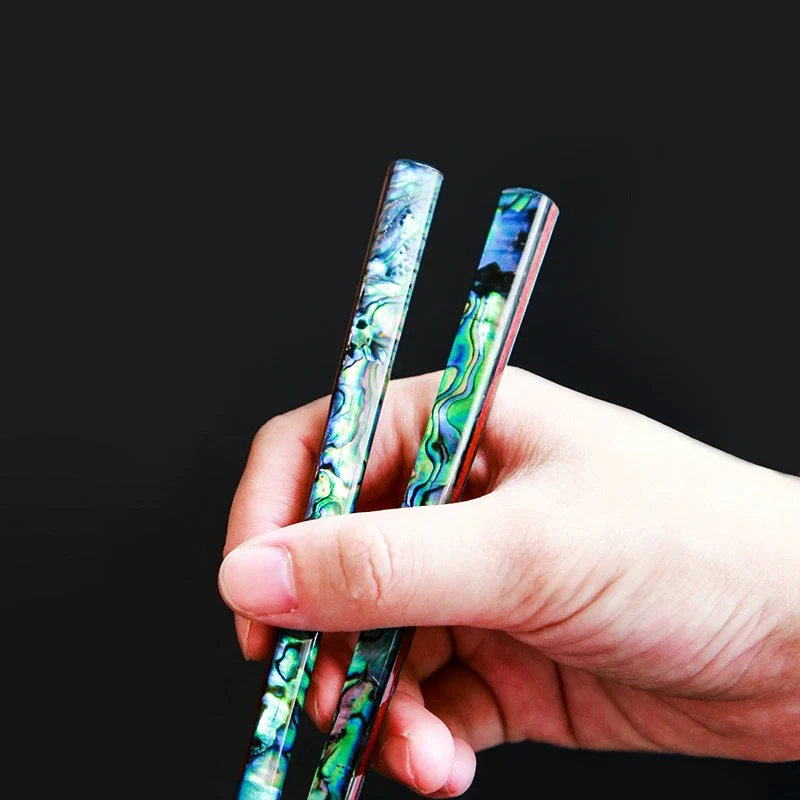 ISSOU Handcrafted Shining Pearl Chopstick Wedding Gift Set - Image 9