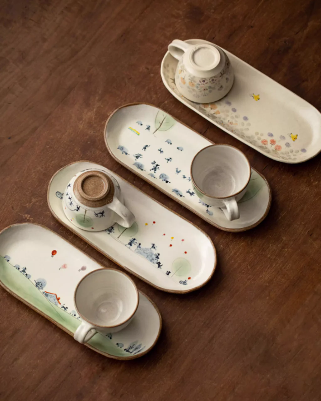 Kasama Ware Hand-Painted Countryside Teapot Set – Multi-Use for Tea & Coffee - Image 7