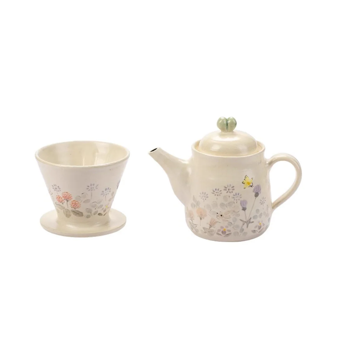 Kasama Ware Hand-Painted Countryside Teapot Set – Multi-Use for Tea & Coffee - Image 8
