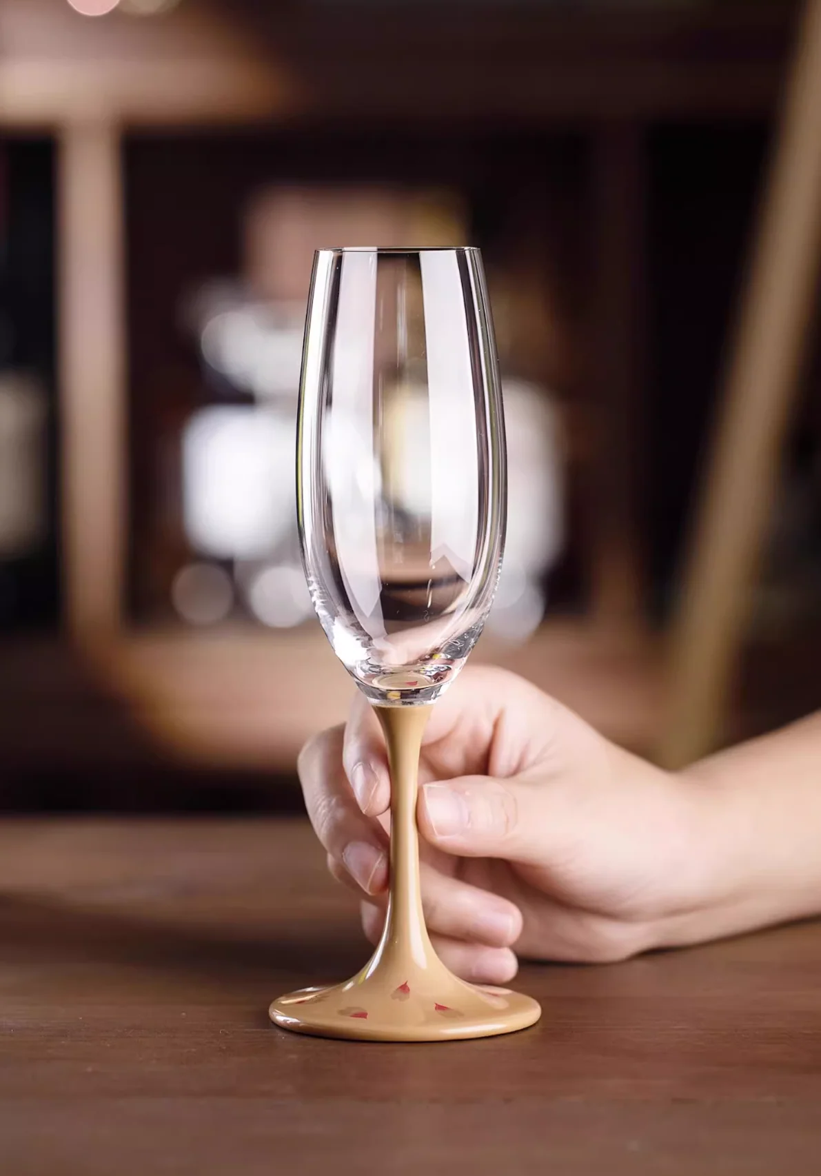 Kasane Handcrafted Lacquer Crystal Wine Glass - Image 15