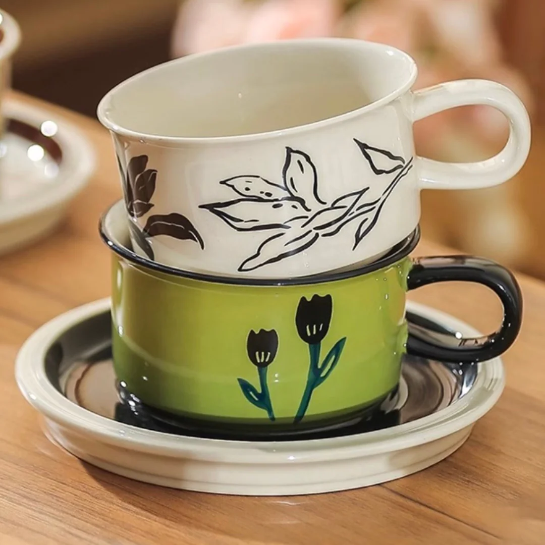 Kawasimaya Vintage Floral Coffee Mug Wedding Gift Set - Image 10
