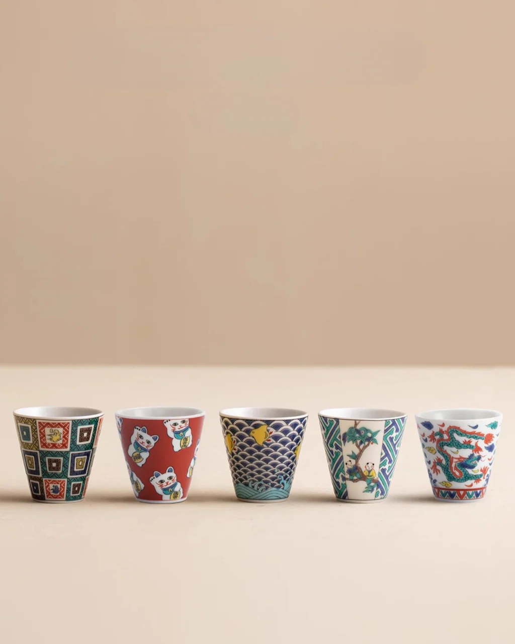 Kutani Ware Traditional Hand-Painted Gongfu Tea Set – Gift Box Edition - Image 13