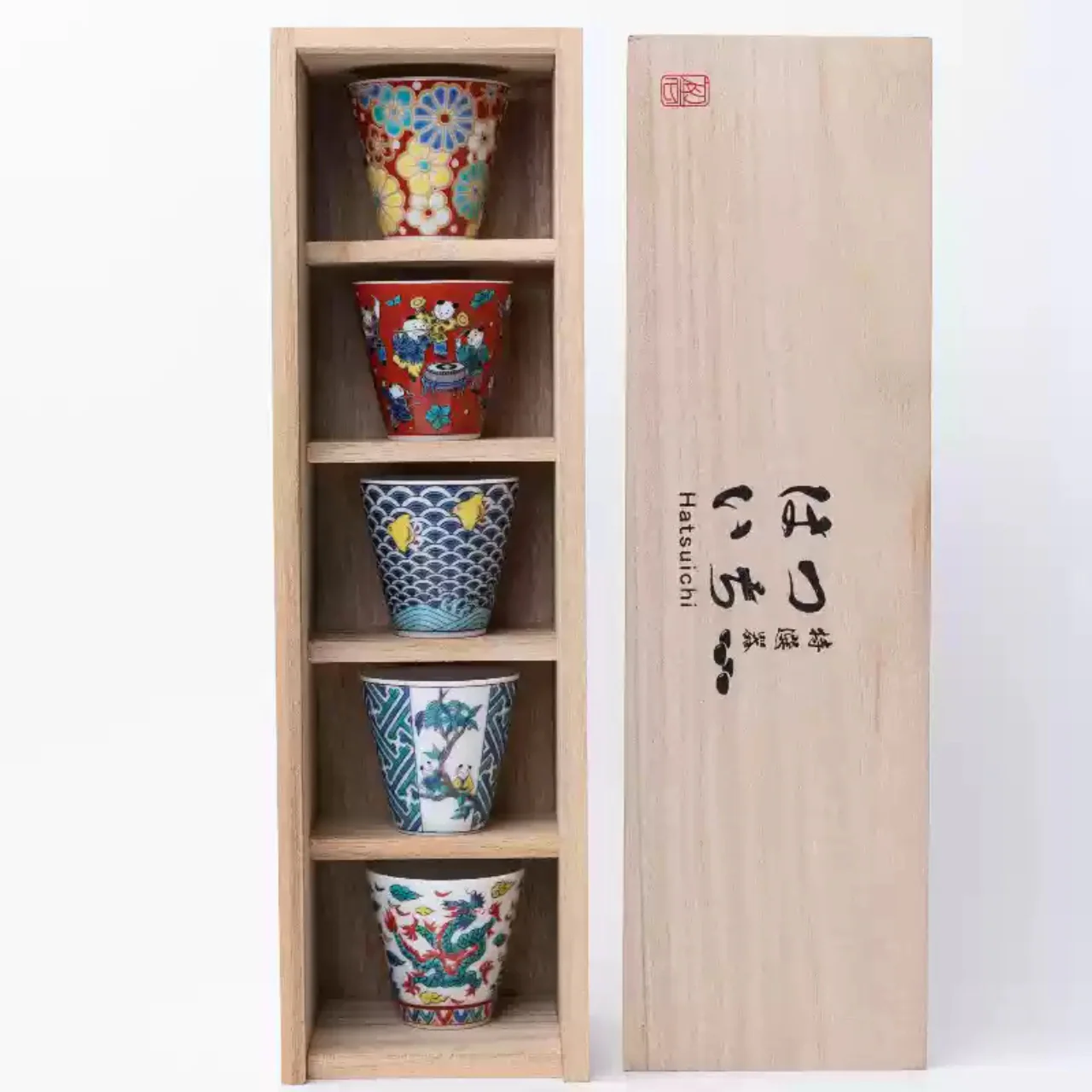 Kutani Ware Traditional Hand-Painted Gongfu Tea Set – Gift Box Edition - Image 17