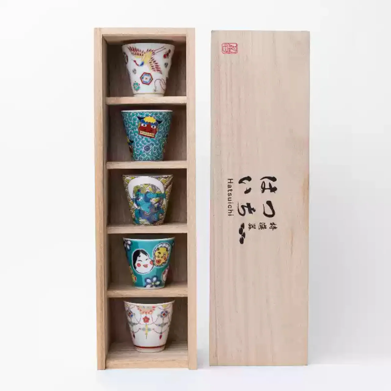 Kutani Ware Traditional Hand-Painted Gongfu Tea Set – Gift Box Edition - Image 18
