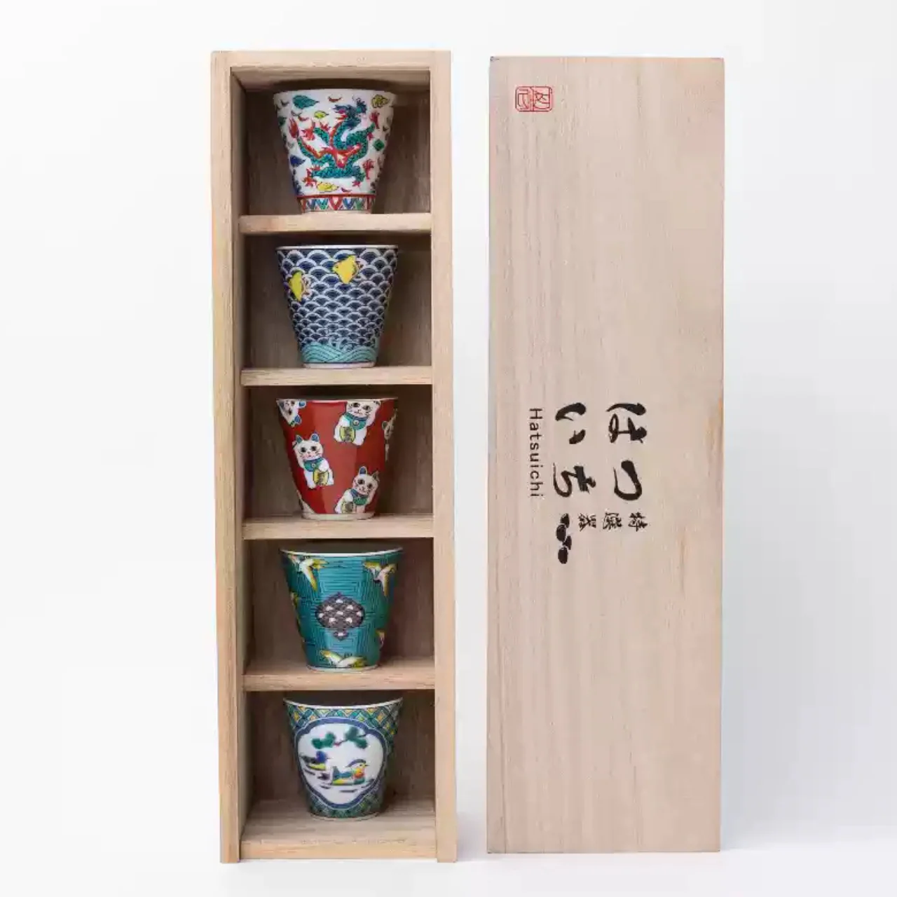 Kutani Ware Traditional Hand-Painted Gongfu Tea Set – Gift Box Edition - Image 21