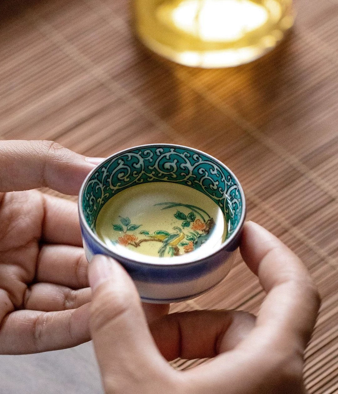 Kutani Ware Ukiyo-e Japanese Tea Cup Gift Set - Image 10
