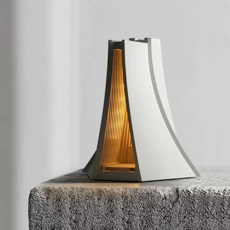 Deisoukoku Luce Memorial Chapel Concrete Table Lamp - Image 3