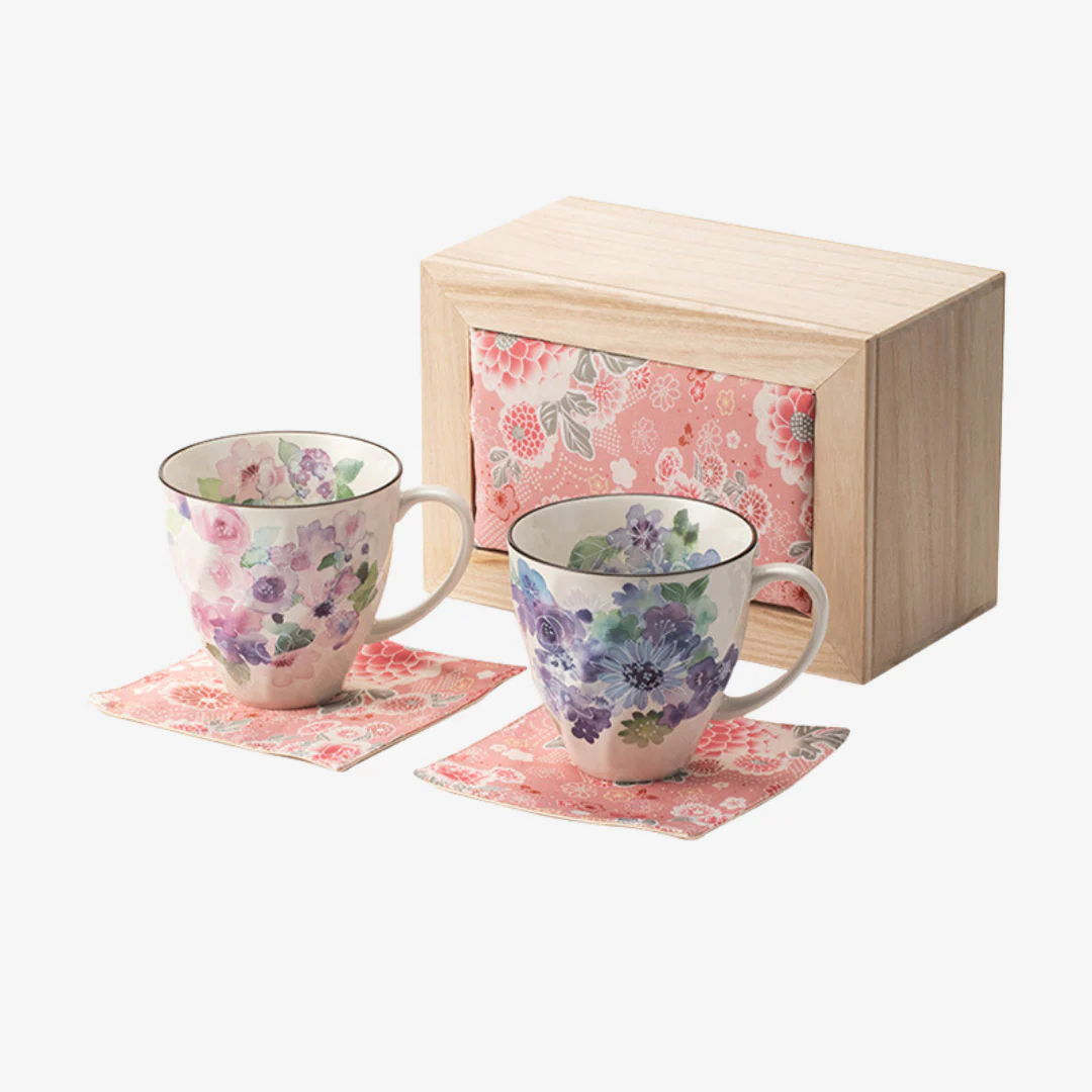 Mino Ware Floral Series Mug Gift Set - Image 16