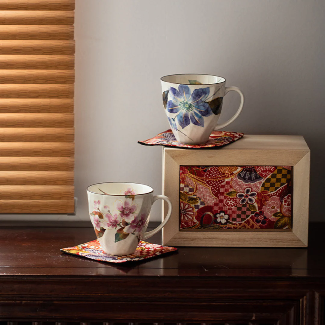 Mino Ware Floral Series Mug Gift Set - Image 5
