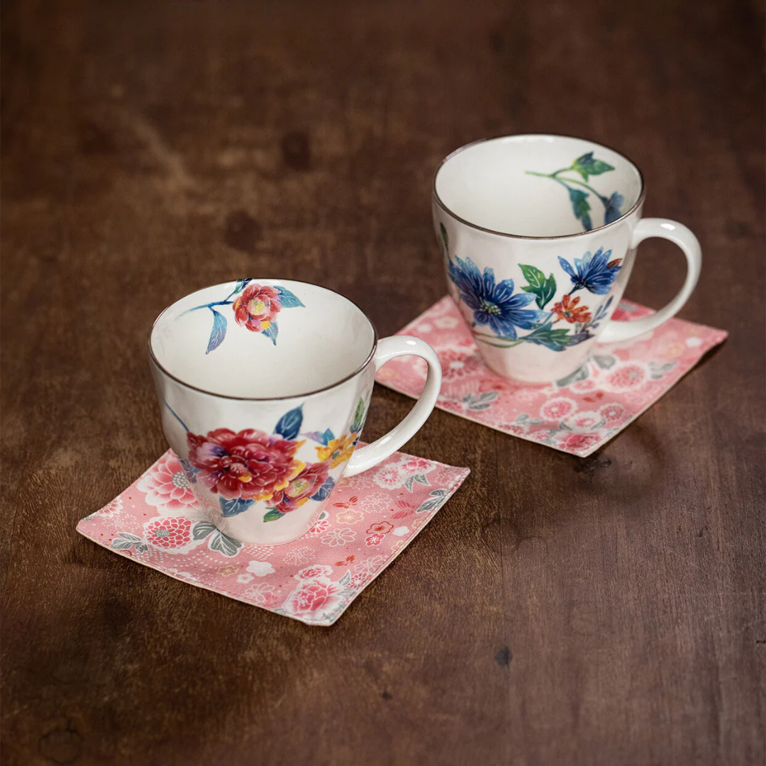 Mino Ware Floral Series Mug Gift Set - Image 6