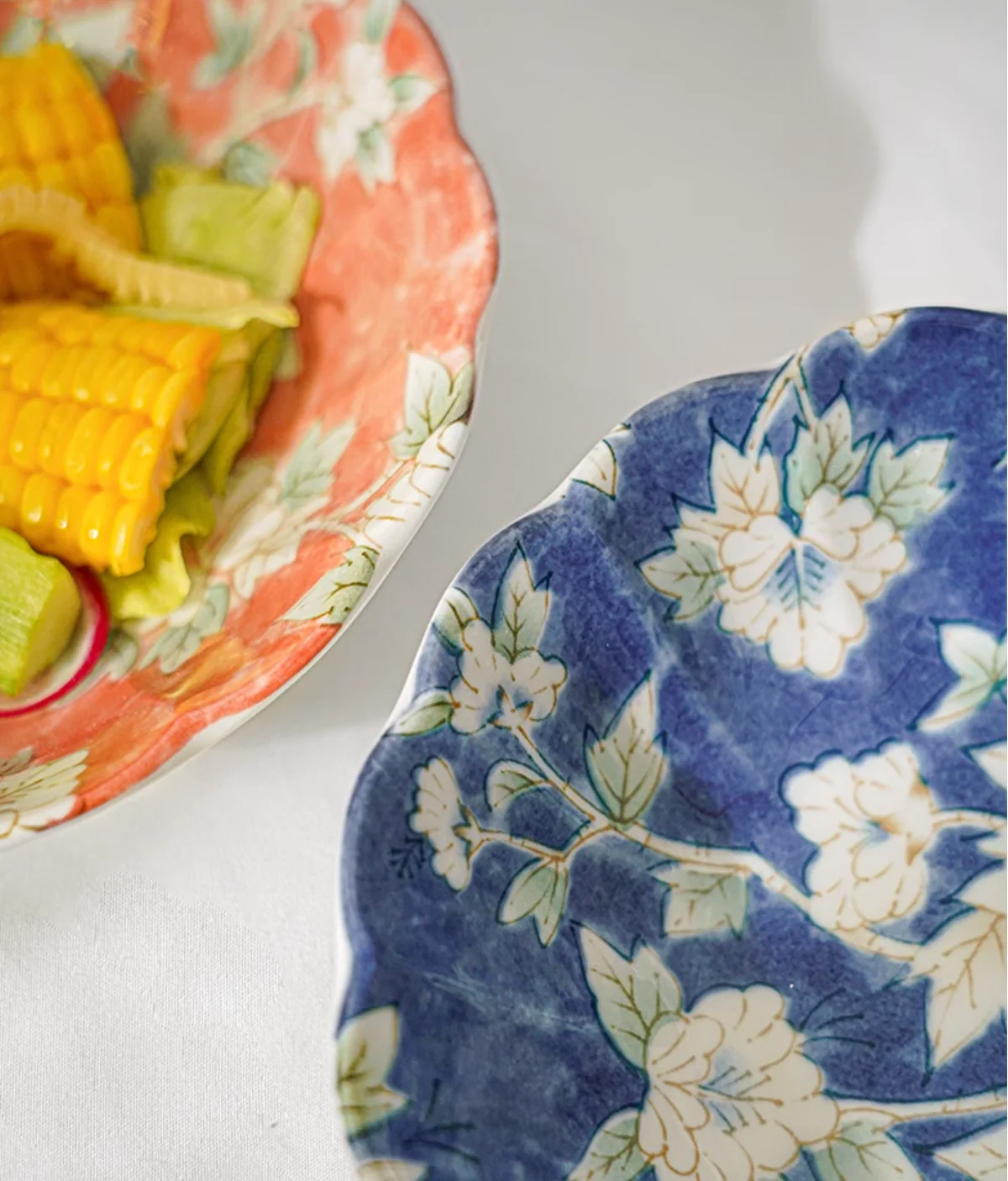 Mino Ware Hibiscus Flower Series Plate Gift Set - Image 6