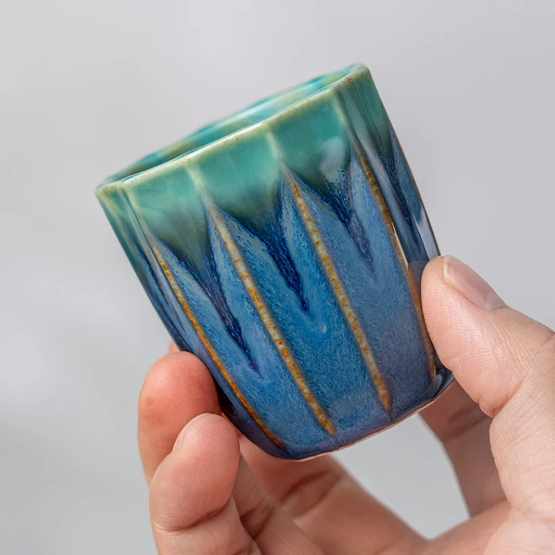 Mino Ware Kiln-Glazed Ceramic Tea Cup Gift Set - Image 9