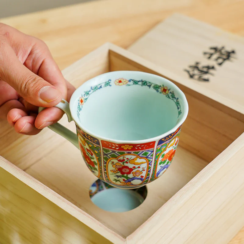 Mino Ware Ko-Imari Coffee Cup Gift Set - Image 10