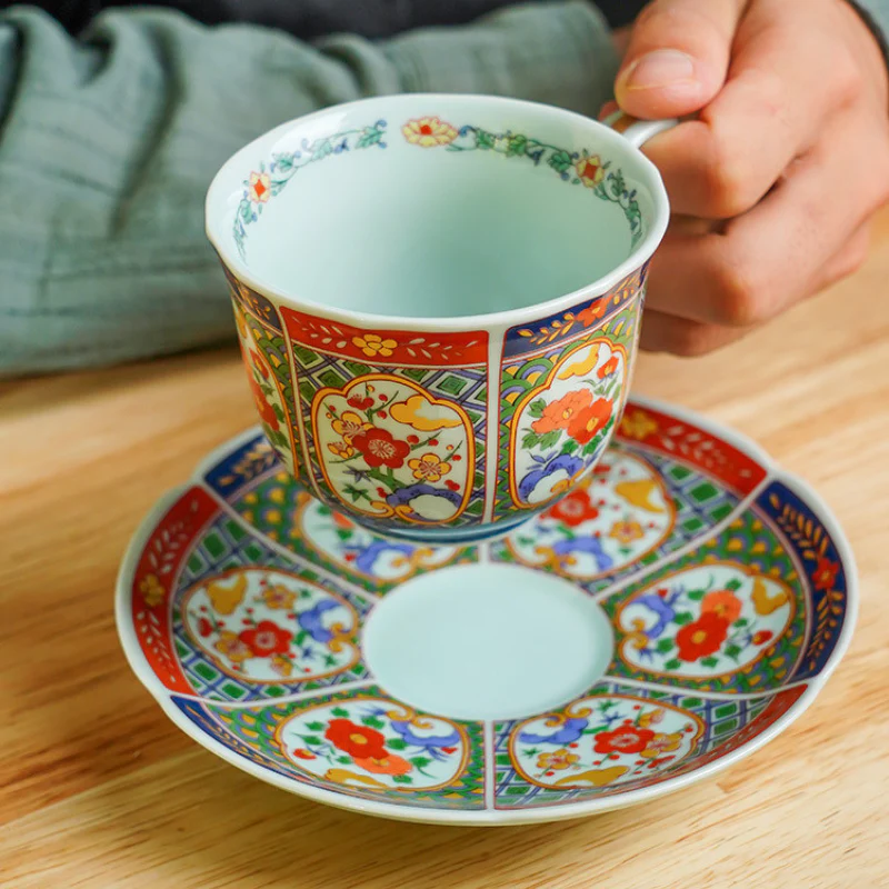 Mino Ware Ko-Imari Coffee Cup Gift Set - Image 12