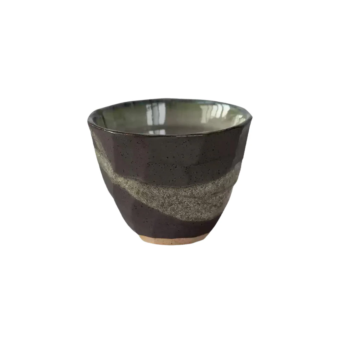 Mino Ware Rustic Ryuun Tokusa Coffee Cup - Image 10